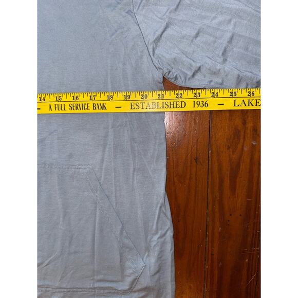 Emirates Business Class 2 pc Loungewear Pajamas S/M Unisex Blue Grey Modal Soft - Picture 10 of 16